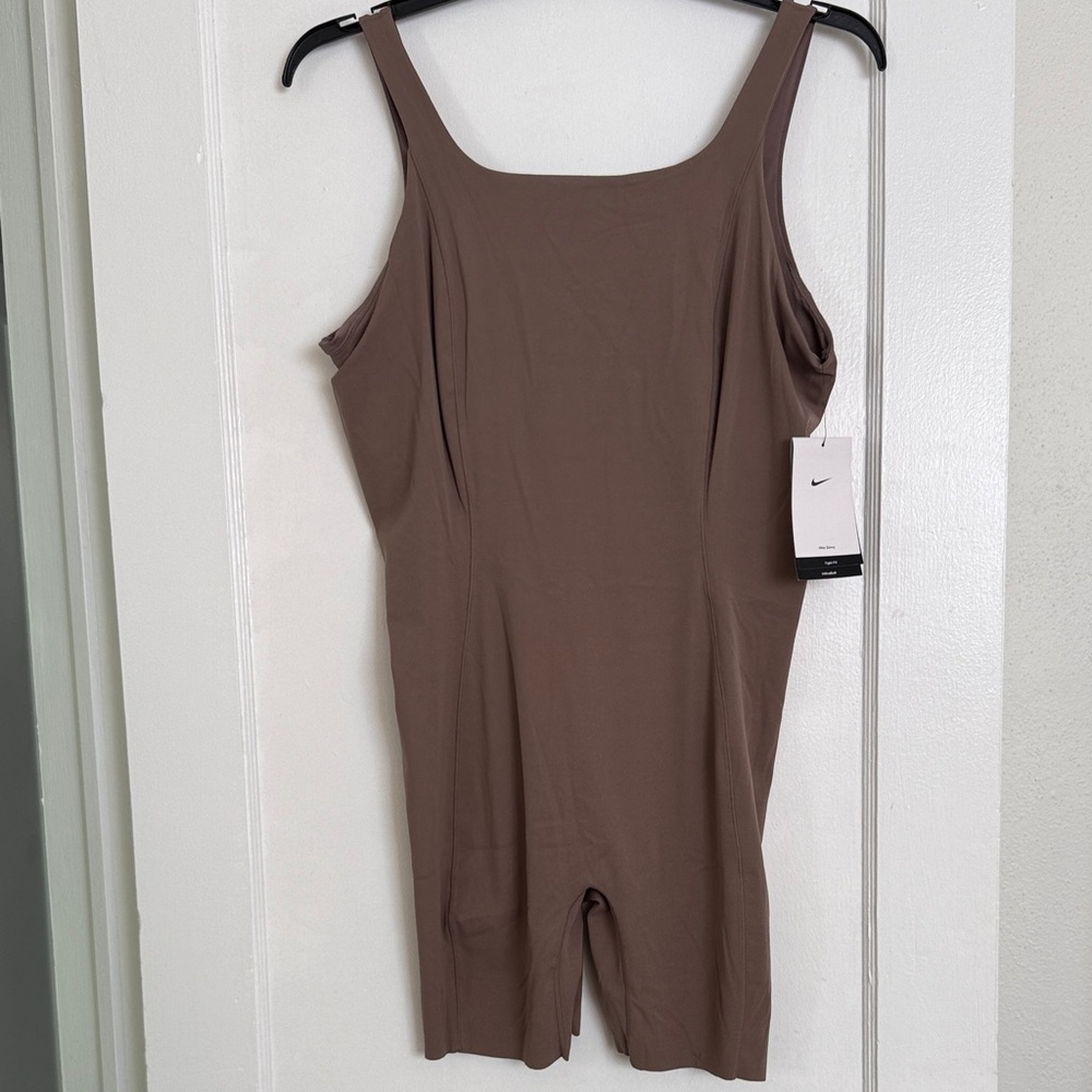 Nike Taupe Sleeveless Bodysuit